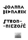 Stronniczość. Autor: Bednarek Joanna. Dadada.pl Okładka książki Stronniczość