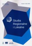 Opakowanie Studia Regionalne i Lokalne 2 ( 92) 2023
