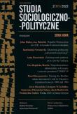 Opakowanie Studia socjologiczo polityczne Nowe 2(17)2022