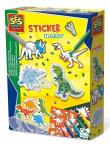 Opakowanie Stwórz naklejki dinozaury