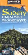 Okładka książki Sudety mapa wież widokowych 1:200 000