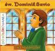 Św. Dominik Sawio - kolorowanka. Autor: Ewa Standmuller. Dadada.pl Okładka książki Św. Dominik Sawio - kolorowanka