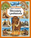 Świat w obrazkach. Dinozaury i prehistoria. Autor: Beaumount Emilie. Dadada.pl Okładka książki Świat w obrazkach. Dinozaury i prehistoria