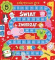 Świat zwierząt. Zakręcona gra. Autor: Korolkiewicz Elżbieta. Dadada.pl Okładka książki Świat zwierząt. Zakręcona gra