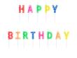 Opakowanie Świeczki urodzinowe Happy Birthday 2.5cm 13szt