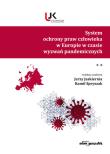 Okładka książki System ochrony praw człowieka w Europie w czasie wyzwań pandemicznych. Tom 2