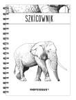 Opakowanie Szkicownik B5 na spirali gładki Słoń