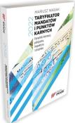 Taryfikator mandatów i punktów karnych. Autor: Wasiak Mariusz. Dadada.pl Okładka książki Taryfikator mandatów i punktów karnych