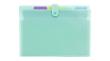 Opakowanie Teczka A4 harmonijkowa PP pastel zielony