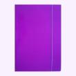 Opakowanie Teczka A4 z gumką błyszcząca fioletowa