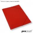 Opakowanie Teczka A4 z gumką czerwona