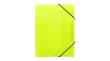 Opakowanie Teczka A4 z gumką PP neon żółty