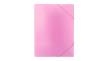 Opakowanie Teczka A4 z gumką PP pastel różowy
