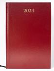 Opakowanie Terminarz 2024 dzienny B6 Divas bordo