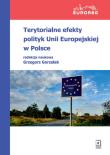 Okładka książki Terytorialne efekty polityk Unii Europejskiej w Polsce