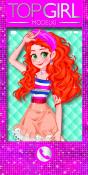 Okładka książki Top Girl Modelki. Książeczka telefon