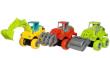 Opakowanie Traktor budowlany z narzędziem MIX