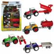 Opakowanie Traktory z przyczepami rolniczymi 4 szt.
