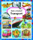 Transport. Świat w obrazkach. Autor: Beaumont Emilie, Guilloret Marie-Renee. Dadada.pl Okładka książki Transport. Świat w obrazkach