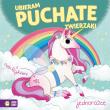 Ubieram puchate zwierzaki. Jednorożce. Autor: brak autora, Monika Pakulska. Dadada.pl Okładka książki Ubieram puchate zwierzaki. Jednorożce