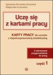 Uczę się z kartami pracy część 1. Autor: Agnieszka Borowska-Kociemba, Małgorzata Krukowska. Dadada.pl Okładka książki Uczę się z kartami pracy część 1