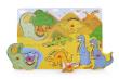 Opakowanie Układanka drewniana z pinezkami dinozaury
