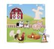 Opakowanie Układanka drewniana z pinezkami farma