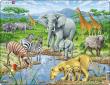 Opakowanie Układanka Wodopoj na afrykańskiej sawannie 65 elementów