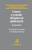 Okładka książki Ustawa o systemie ubezpieczeń społecznych+suplem.