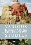 Various Dimensions of Contrastive Studies. Autor: red. Bożena Cetnarowska, Marcin Kuczok, Marcin Za. Dadada.pl Okładka książki Various Dimensions of Contrastive Studies