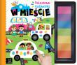 W mieście. Paluszkowe malowanki. Autor: Bator Agnieszka. Dadada.pl Okładka książki W mieście. Paluszkowe malowanki