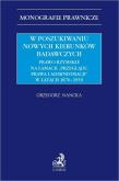 Okładka książki W poszukiwaniu nowych kierunków badawczych