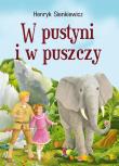 W pustyni i w puszczy. Autor: Henryk Sienkiewicz. Dadada.pl Okładka książki W pustyni i w puszczy