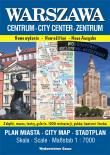 Warszawa Centrum. Plan miasta foliowany 1:7000 wyd. 2023. Autor: Opracowanie zbiorowe. Dadada.pl Okładka książki Warszawa Centrum. Plan miasta foliowany 1:7000 wyd. 2023