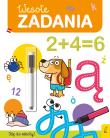 Wesołe zadania. Flamaster suchościeralny. Wesoła nauka. Autor: Protasewicz Ewelina. Dadada.pl Okładka książki Wesołe zadania. Flamaster suchościeralny. Wesoła nauka