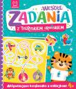 Wesołe zadania z tygryskiem urwiskiem. Aktywizująca książeczka z naklejkami 4+. Autor: Łanocha Katarzyna. Dadada.pl Okładka książki Wesołe zadania z tygryskiem urwiskiem. Aktywizująca książeczka z naklejkami 4+