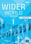 Wider World 2nd ed 1 WB + online + App. Autor: Heath Jennifer, Jo Cummins. Dadada.pl Okładka książki Wider World 2nd ed 1 WB + online + App