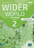 Wider World 2nd ed 2 WB + online + App. Autor: Damian Williams, Jo Cummins. Dadada.pl Okładka książki Wider World 2nd ed 2 WB + online + App