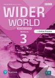 Wider World 2nd ed 3 WB + online + App. Autor: Amanda Davies, Damian Williams. Dadada.pl Okładka książki Wider World 2nd ed 3 WB + online + App