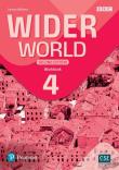 Wider World 2nd ed 4 WB + App. Autor: Damian Williams. Dadada.pl Okładka książki Wider World 2nd ed 4 WB + App