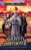 Wiedźmy z Dechowic i Liga Niezwykłych Dżentelmagów. Autor: Piotr Jedliński. Dadada.pl Okładka książki Wiedźmy z Dechowic i Liga Niezwykłych Dżentelmagów