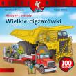 Wielkie ciężarówki. Maszyny i pojazdy. Mądra Mysz. Autor: Christian Tielmann. Dadada.pl Okładka książki Wielkie ciężarówki. Maszyny i pojazdy. Mądra Mysz