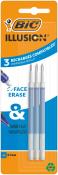 Opakowanie Wkład BIC Illusion Gel niebieski blister 3szt.
