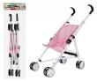 Opakowanie Wózek parasolka dla lalek metalowy różowy