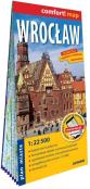 Wrocław - plan miasta 1:22 500 laminowany. Autor:   Praca zbiorowa. Dadada.pl Okładka książki Wrocław - plan miasta 1:22 500 laminowany