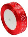 Opakowanie Wstążka satynowa z motywem świątecznym 25mmx22m