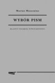 Okładka książki Wybór pism