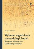 Okładka książki Wybrane zagadnienia z metodologii badań