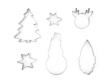 Opakowanie Wykrawacze do ciastek Merry Christmas 6szt