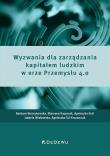 Wyzwania dla zarządzania kapitałem ludzkim w erze Przemysłu 4.0. Autor: Wyrzykowska Barbara, Marzena Kacprzak, Król Agnieszka, Izabela Wielewska, Agnieszka Tul-Krzyszczuk. Dadada.pl Okładka książki Wyzwania dla zarządzania kapitałem ludzkim w erze Przemysłu 4.0